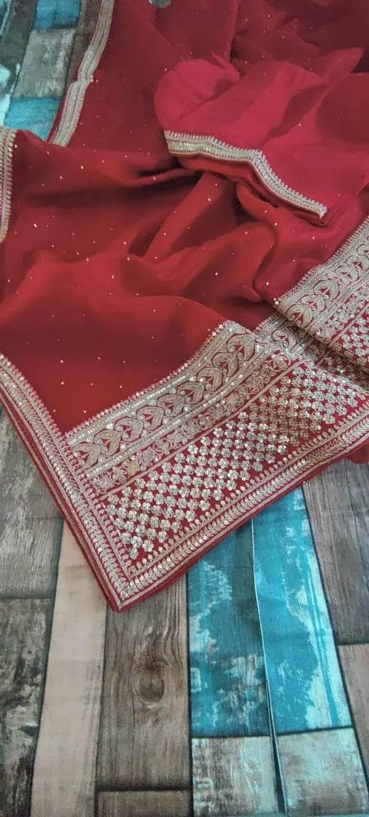 Pure Organza Silk Saree