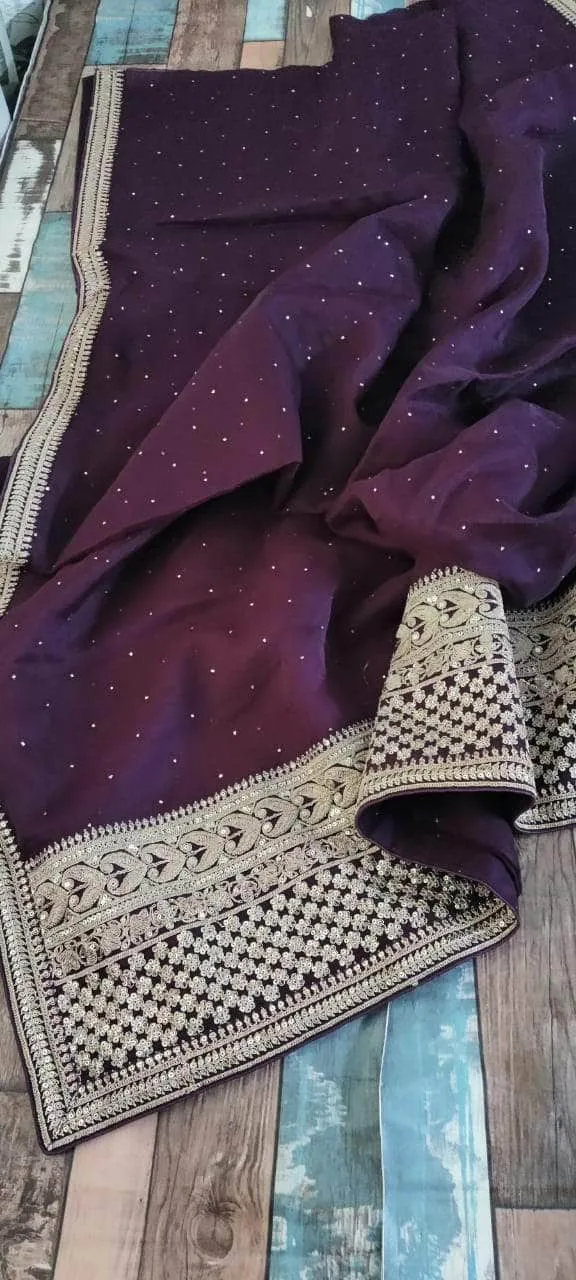 Pure Organza Silk Saree