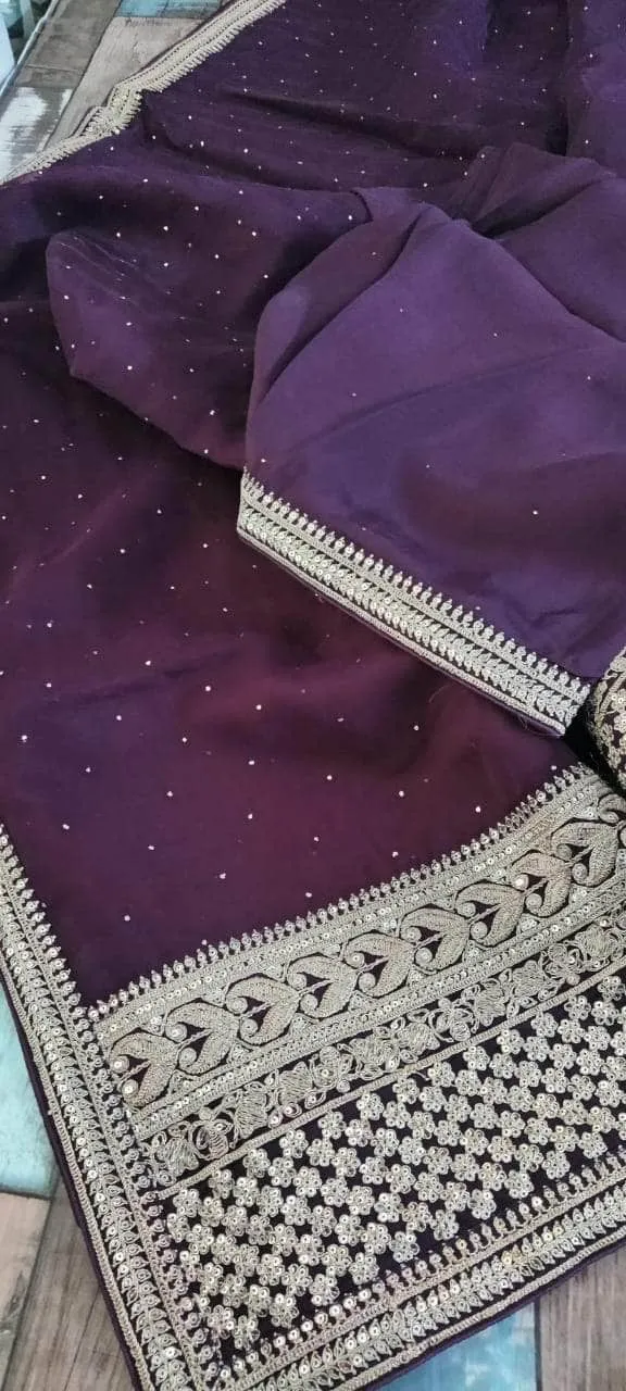 Pure Organza Silk Saree