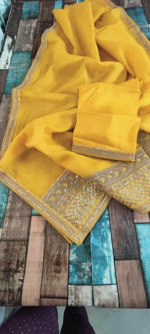 Pure Organza Silk Saree