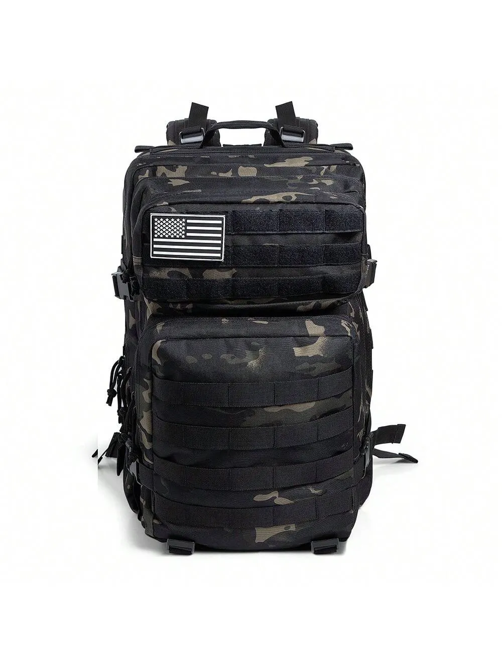 QT&QY 45L  tactics Crossfit Backpacks for Men/Women GYM Fitness Molle  Assault Pack Pack 3 Day Survival Bag Hiking Trekking Rucksack(Purple)