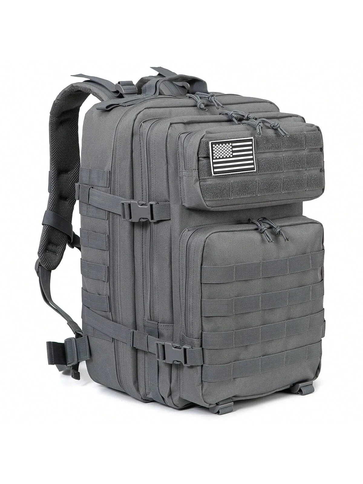 QT&QY 45L  tactics Crossfit Backpacks for Men/Women GYM Fitness Molle  Assault Pack Pack 3 Day Survival Bag Hiking Trekking Rucksack(Purple)