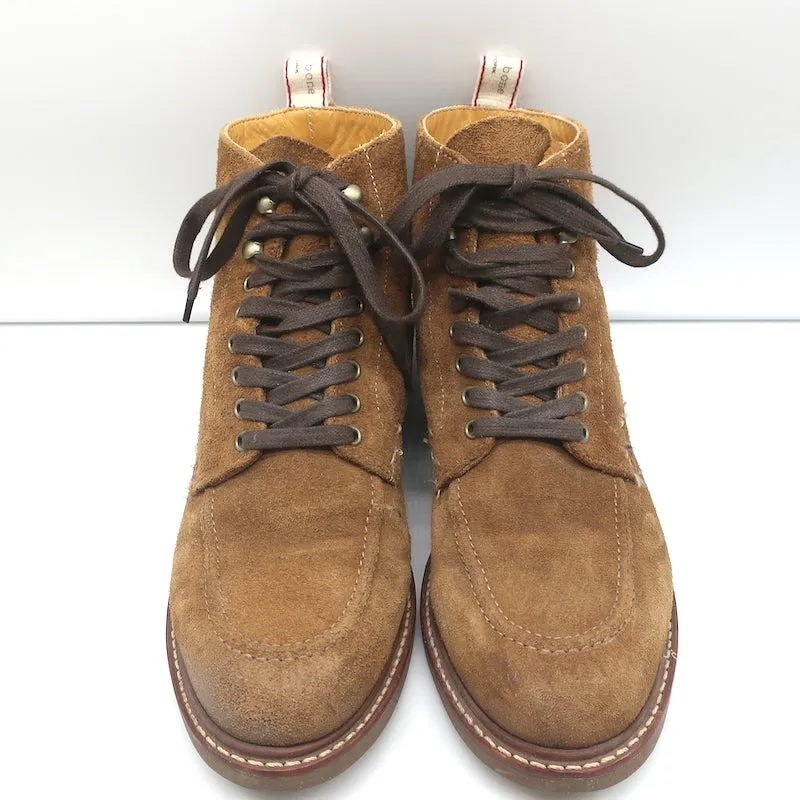 Rag & Bone Lace-Up Boots Rowan Brown Suede Size 8