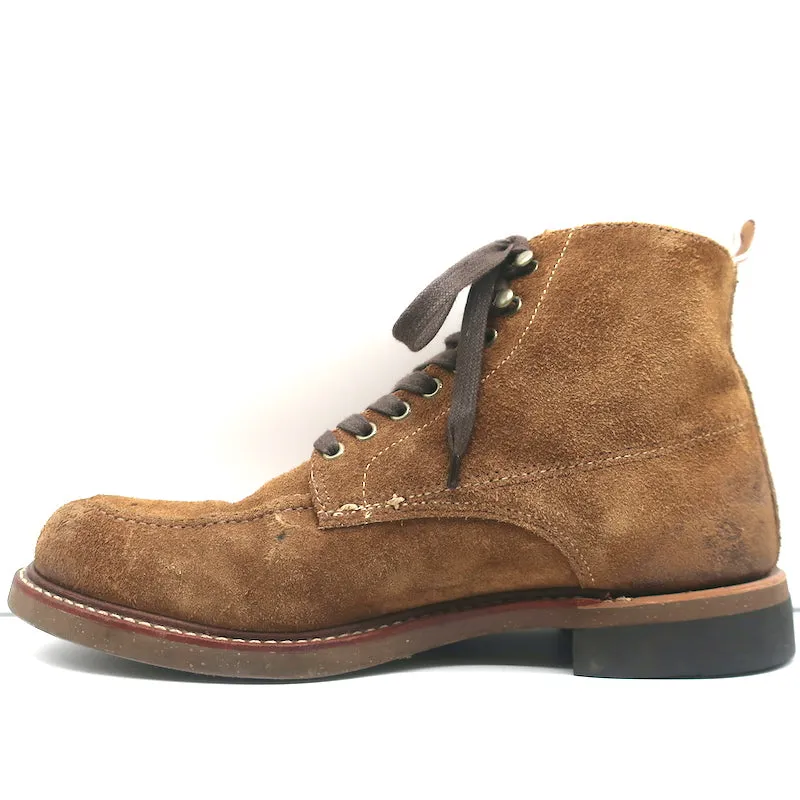 Rag & Bone Lace-Up Boots Rowan Brown Suede Size 8