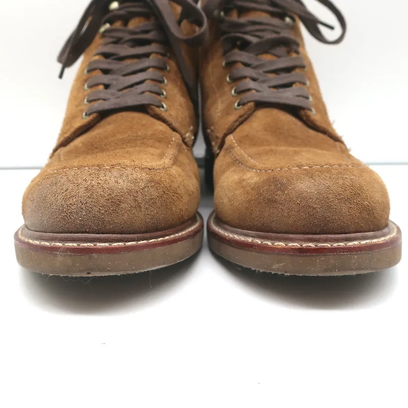 Rag & Bone Lace-Up Boots Rowan Brown Suede Size 8