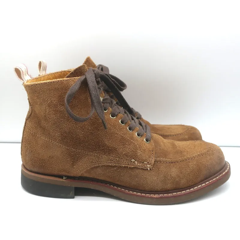 Rag & Bone Lace-Up Boots Rowan Brown Suede Size 8