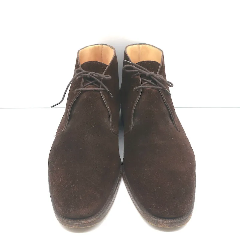 Ralph Lauren Desert Boots Dark Brown Suede Size 10.5