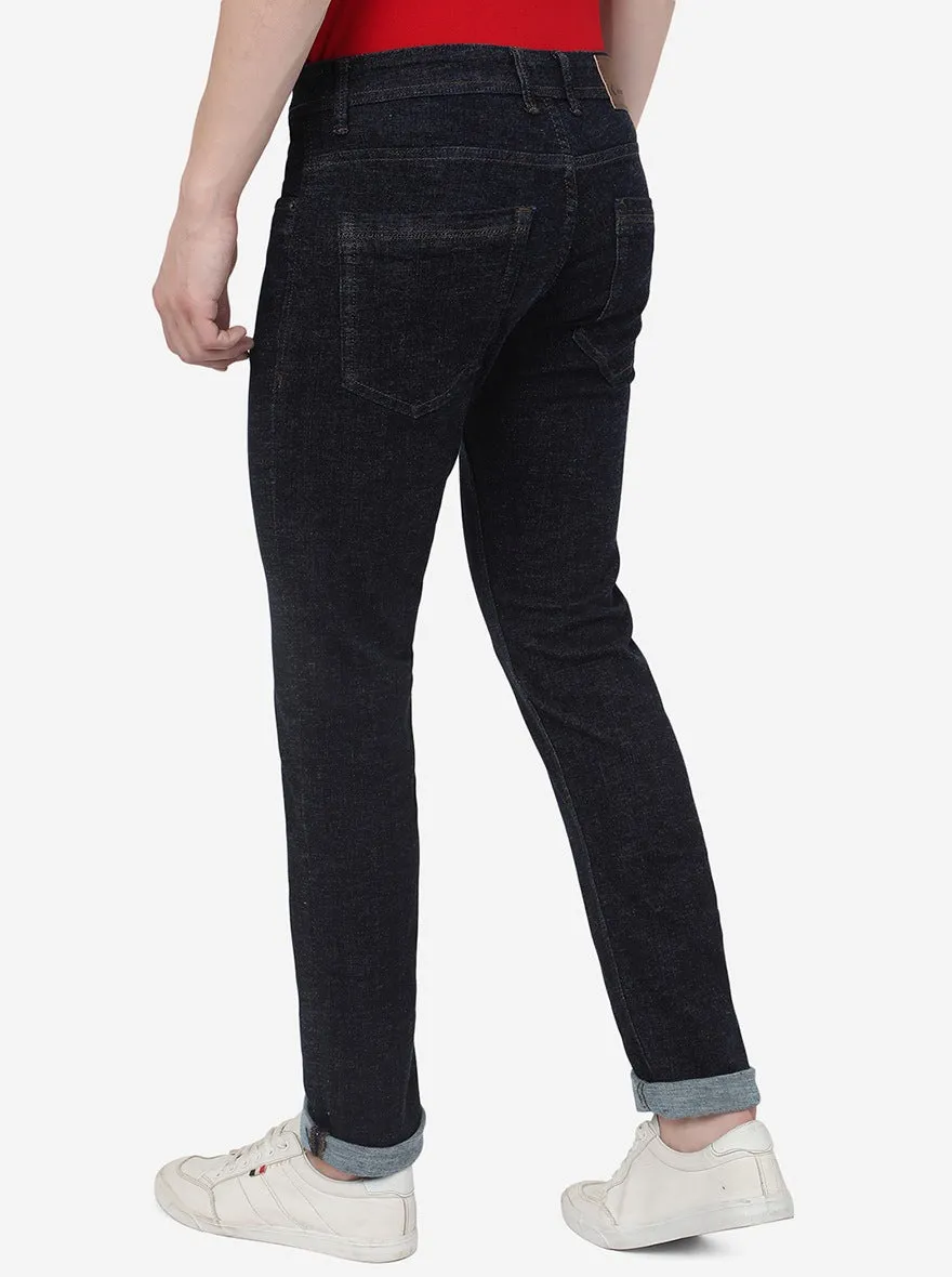 Raw Blue Washed Narrow Fit Jeans | Greenfibre
