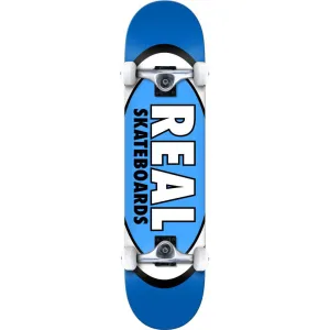 Real Classic Oval Blue Complete Skateboard 7.75"