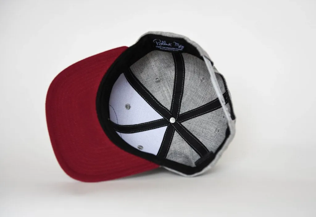 RED BRIM SNAPBACK