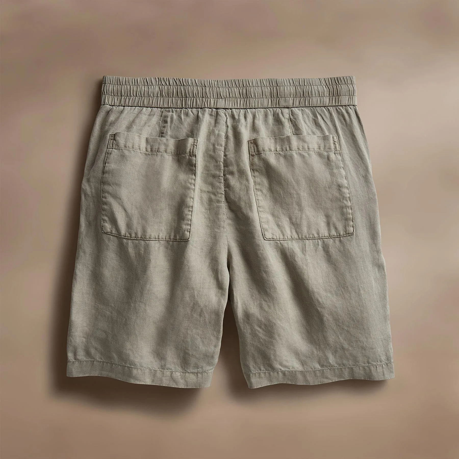 Relaxed Fit Linen Short - Mineral Pigment