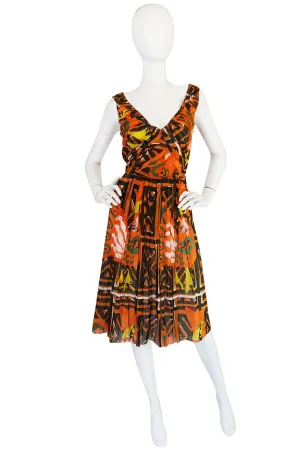 Resort 2010 Collection Pretty Printed Prada Cotton Dress