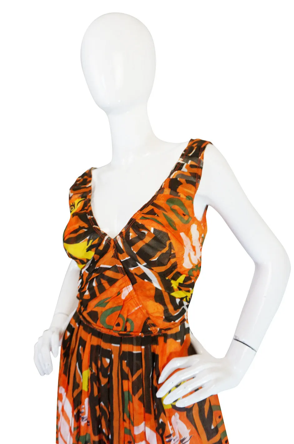 Resort 2010 Collection Pretty Printed Prada Cotton Dress