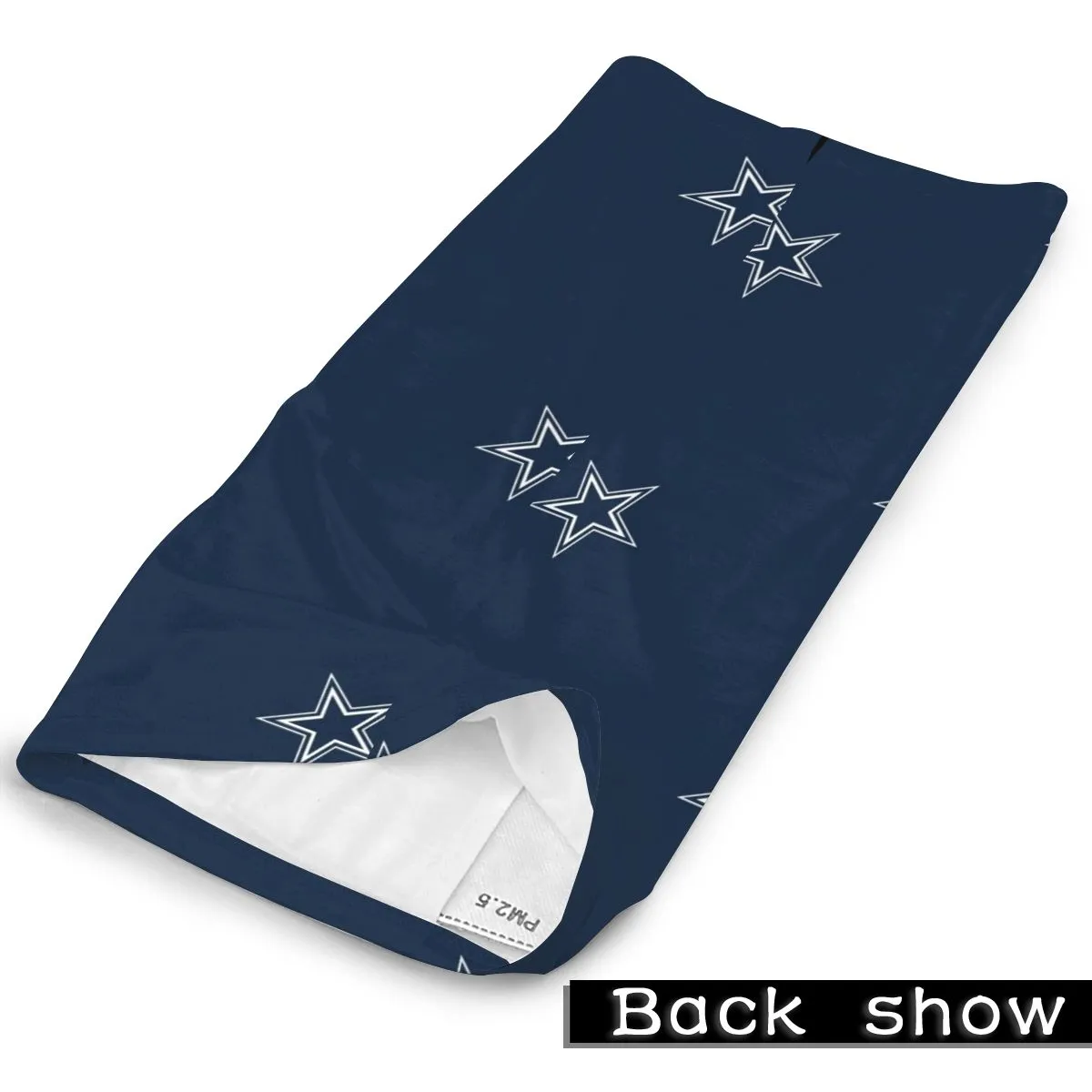 Reusble Mouth Cover Bandanas Dallas Cowboys Variety Head Scarf Face Mask With PM 2.5 Filter