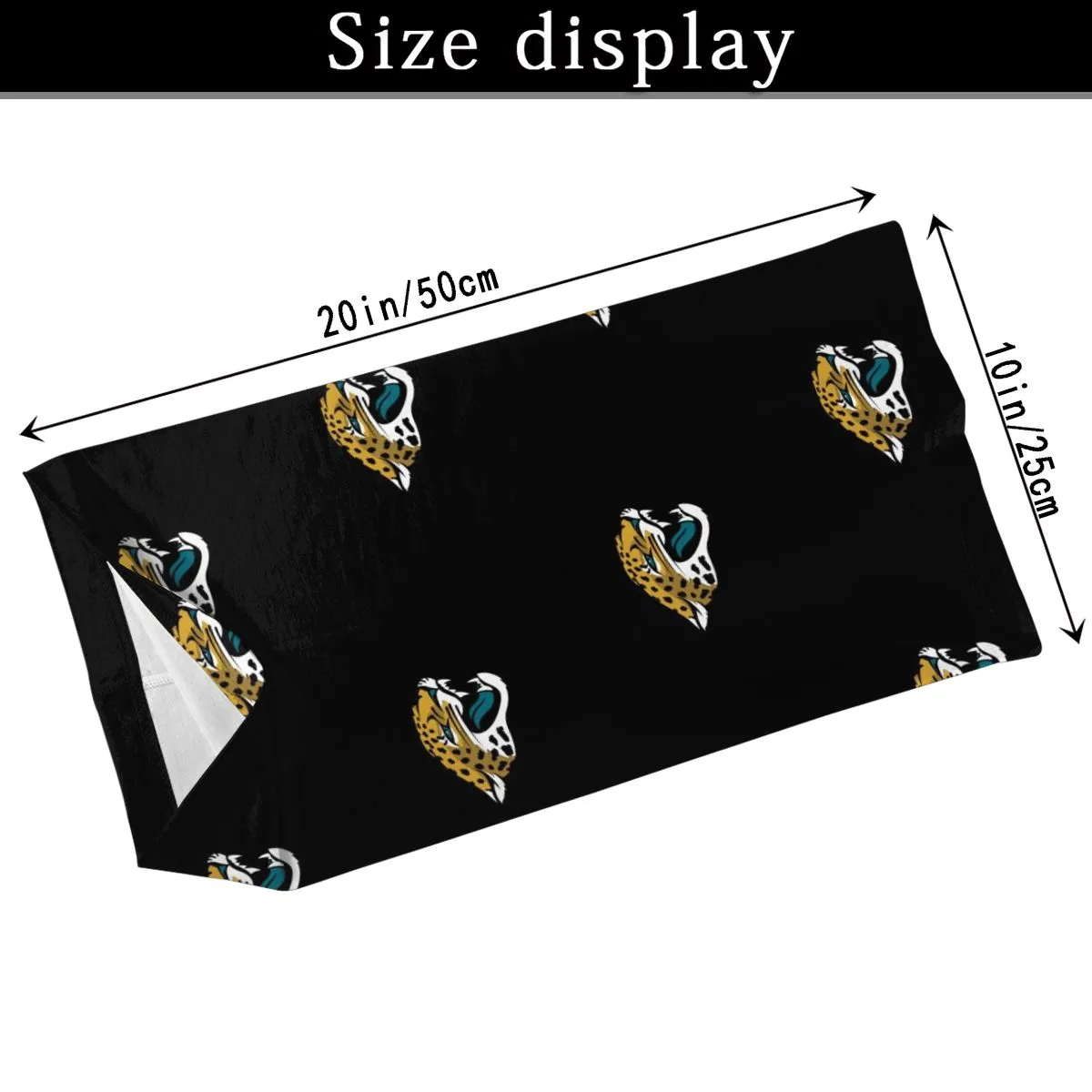 Reusble Mouth Cover Bandanas Jacksonville Jaguars Variety Head Scarf Face Mask With PM 2.5 Filter