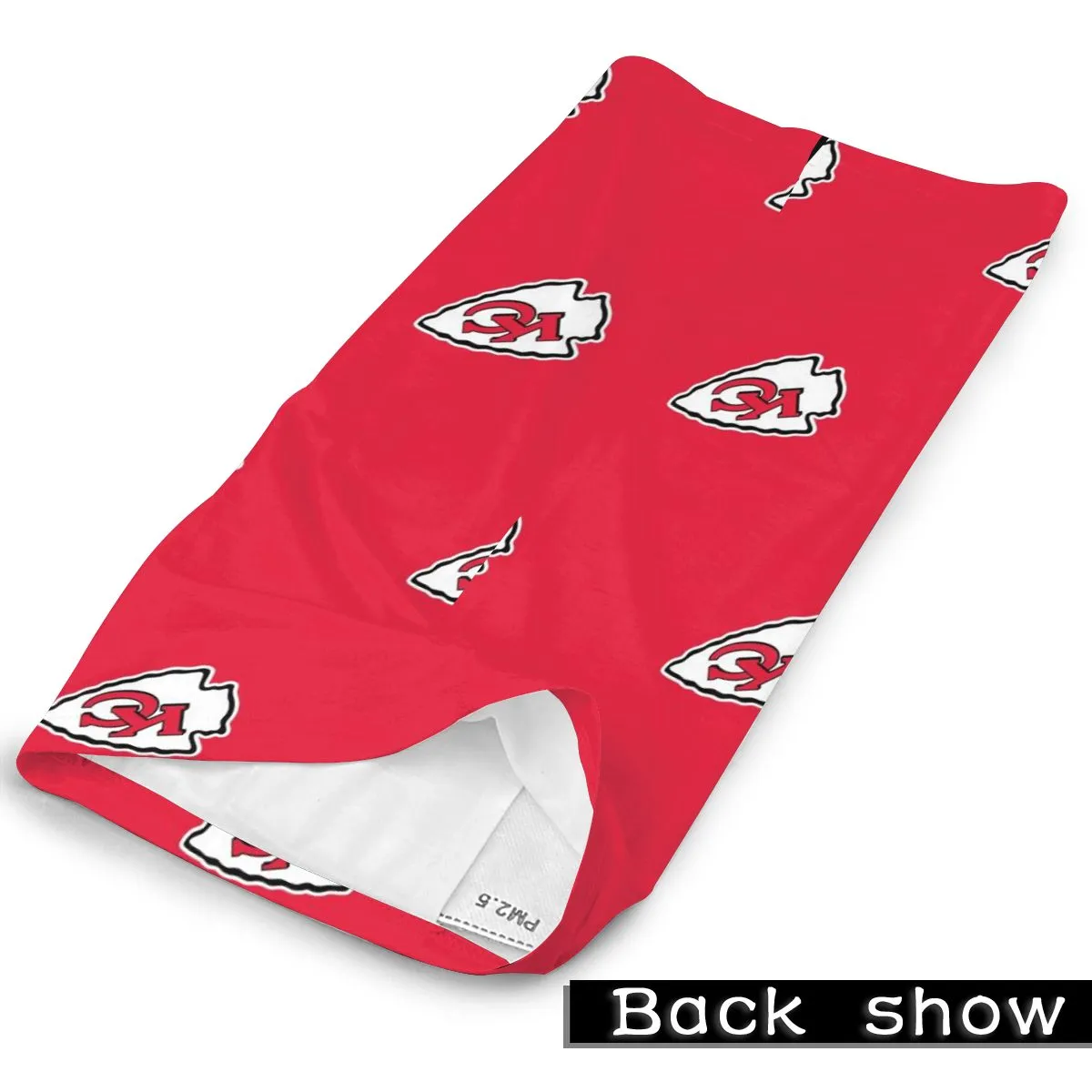 Reusble Mouth Cover Bandanas Kansas City Chiefs Variety Head Scarf Face Mask With PM 2.5 Filter