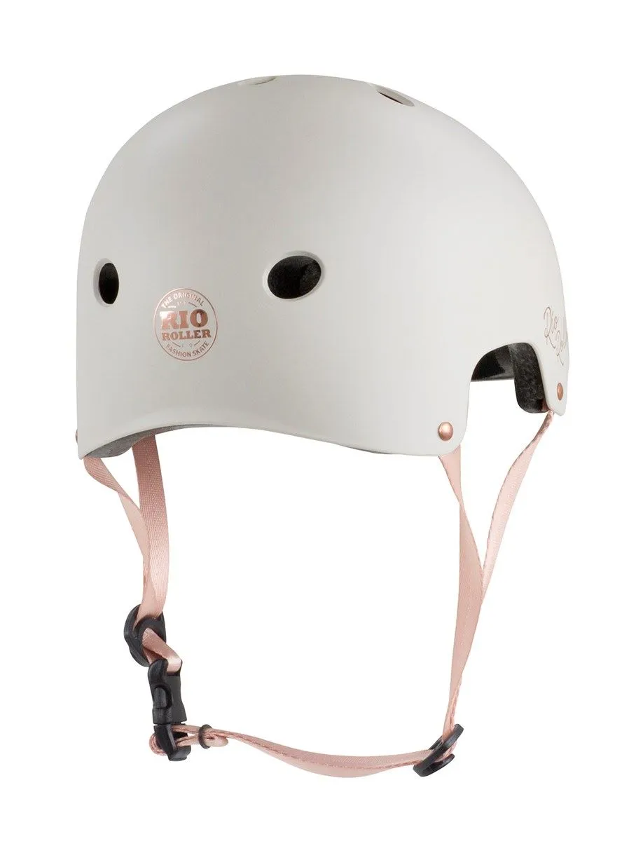 Rio Roller Rose Skate Helmet - Cream