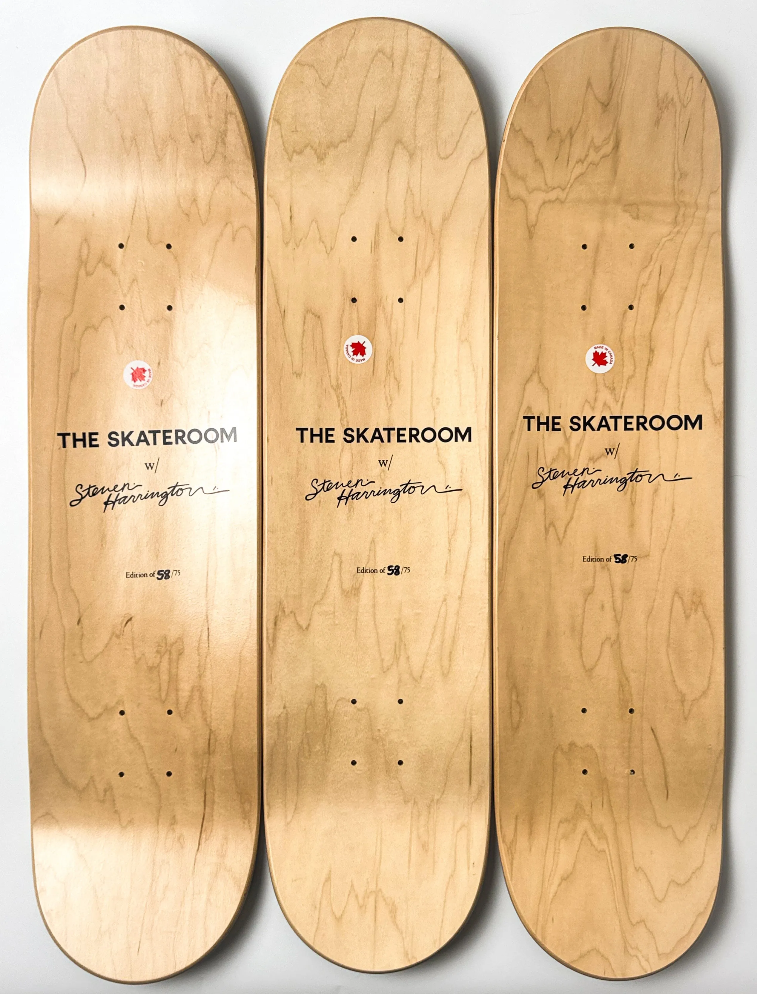 'Rosé' Skateboard Deck Triptych (Set of 3)