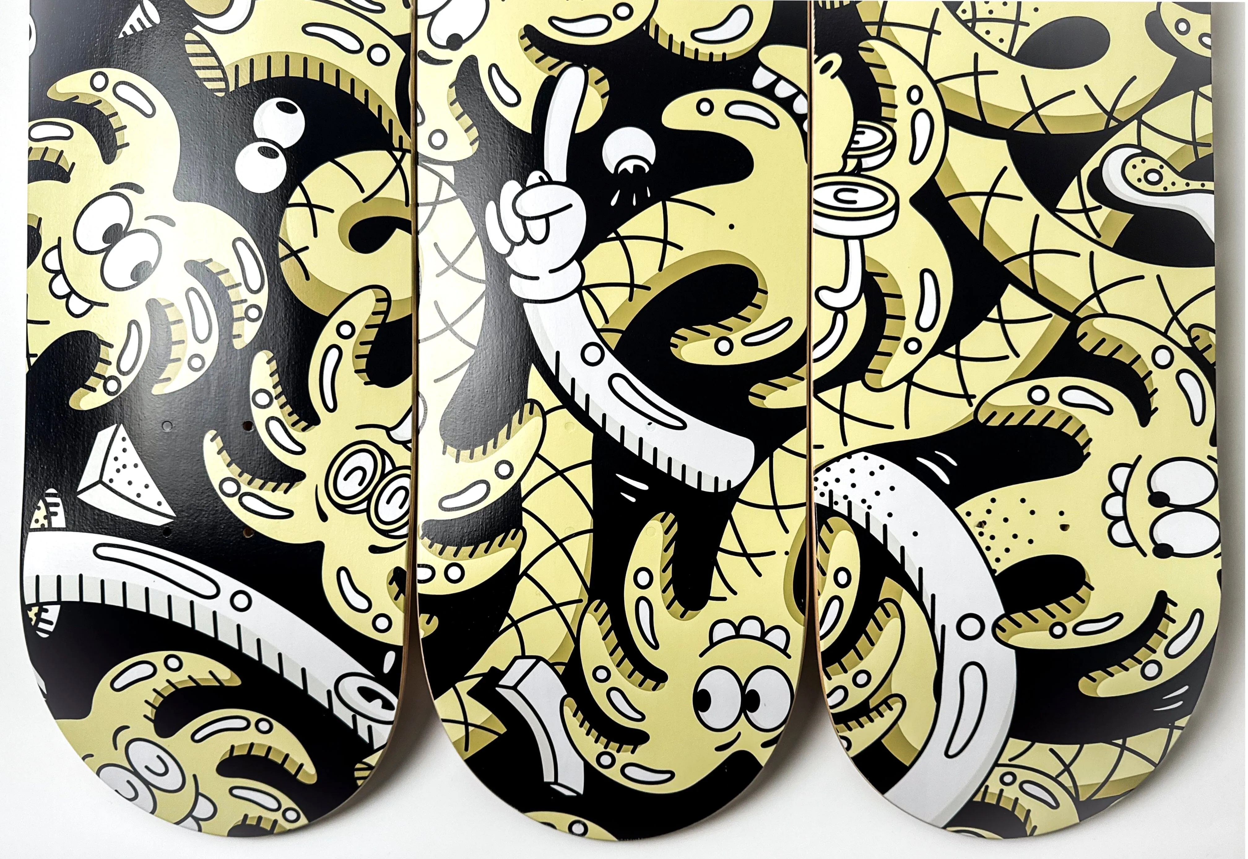 'Rosé' Skateboard Deck Triptych (Set of 3)