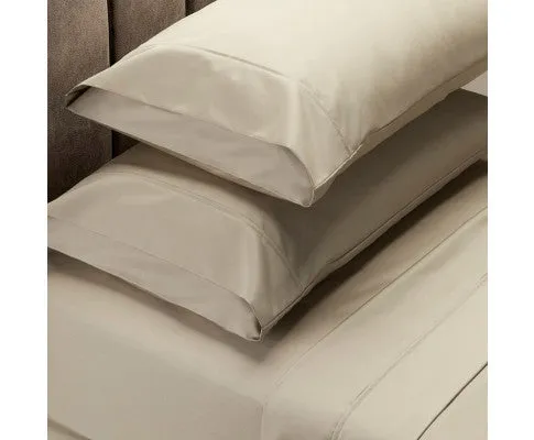Royal Comfort 1000 Thread Count Sheet Set Cotton Blend Ultra Soft Touch Bedding - PEBBLE