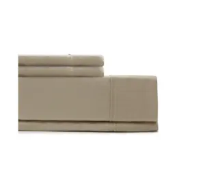 Royal Comfort 1000 Thread Count Sheet Set Cotton Blend Ultra Soft Touch Bedding - PEBBLE
