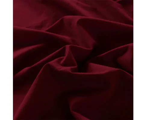 Royal Comfort Vintage Washed 100% Cotton Sheet Set Fitted Flat Sheet Pillowcases - MULLED WINE