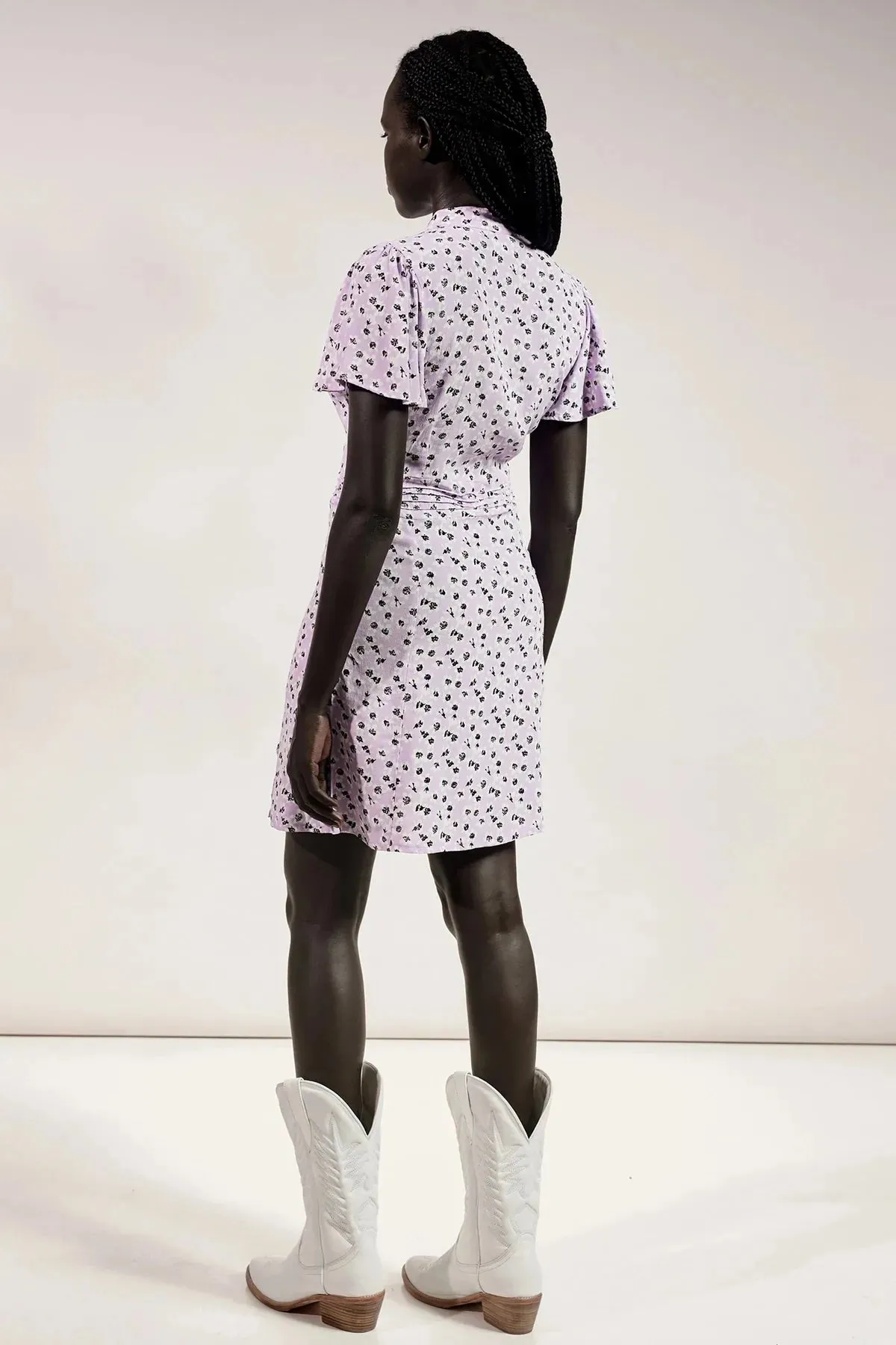 RUE STIIC BELLE MINI DRESS - HELLO SWEET PEA FLORAL