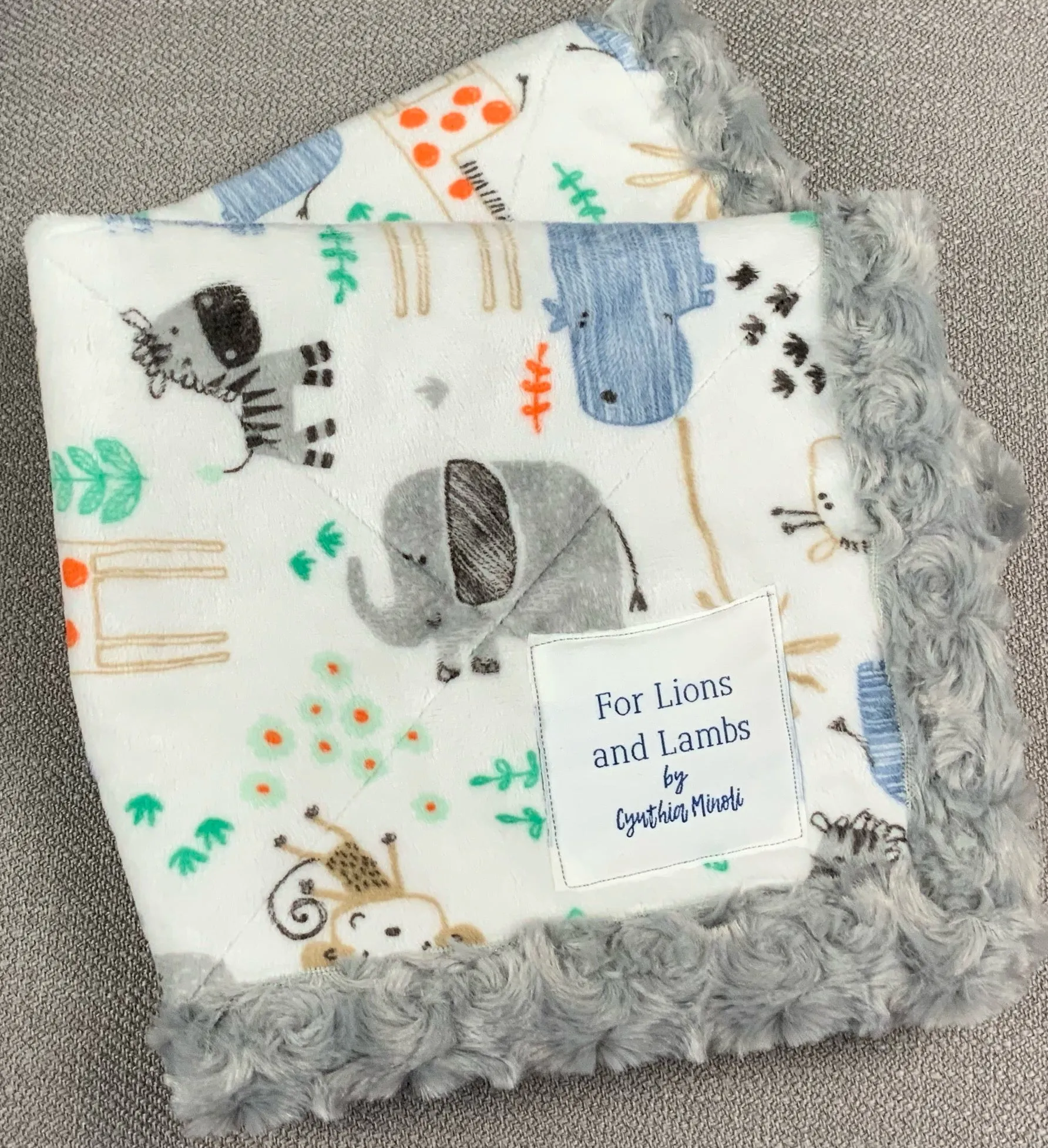 Safari Animal Comfort Lovey