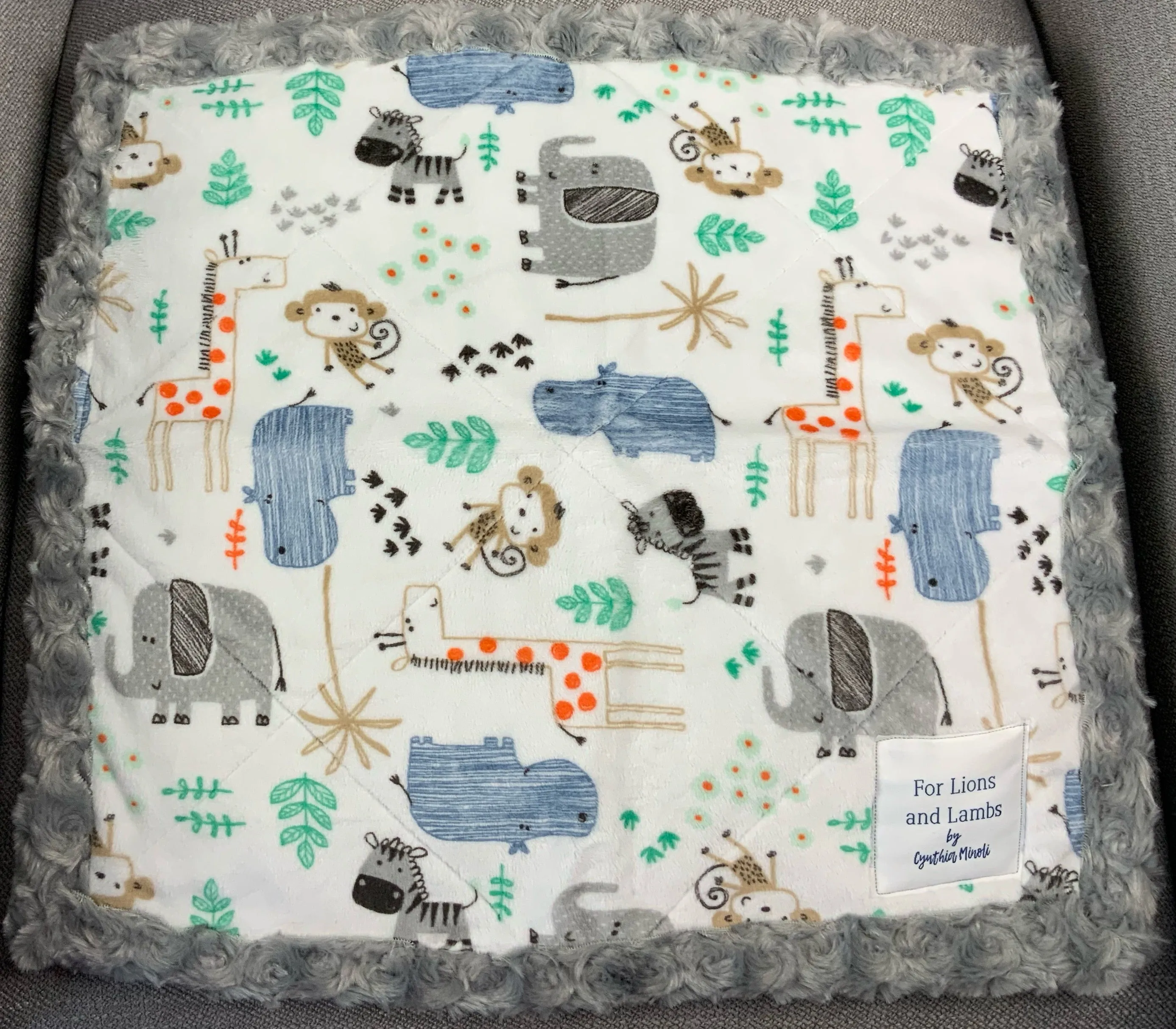 Safari Animal Comfort Lovey