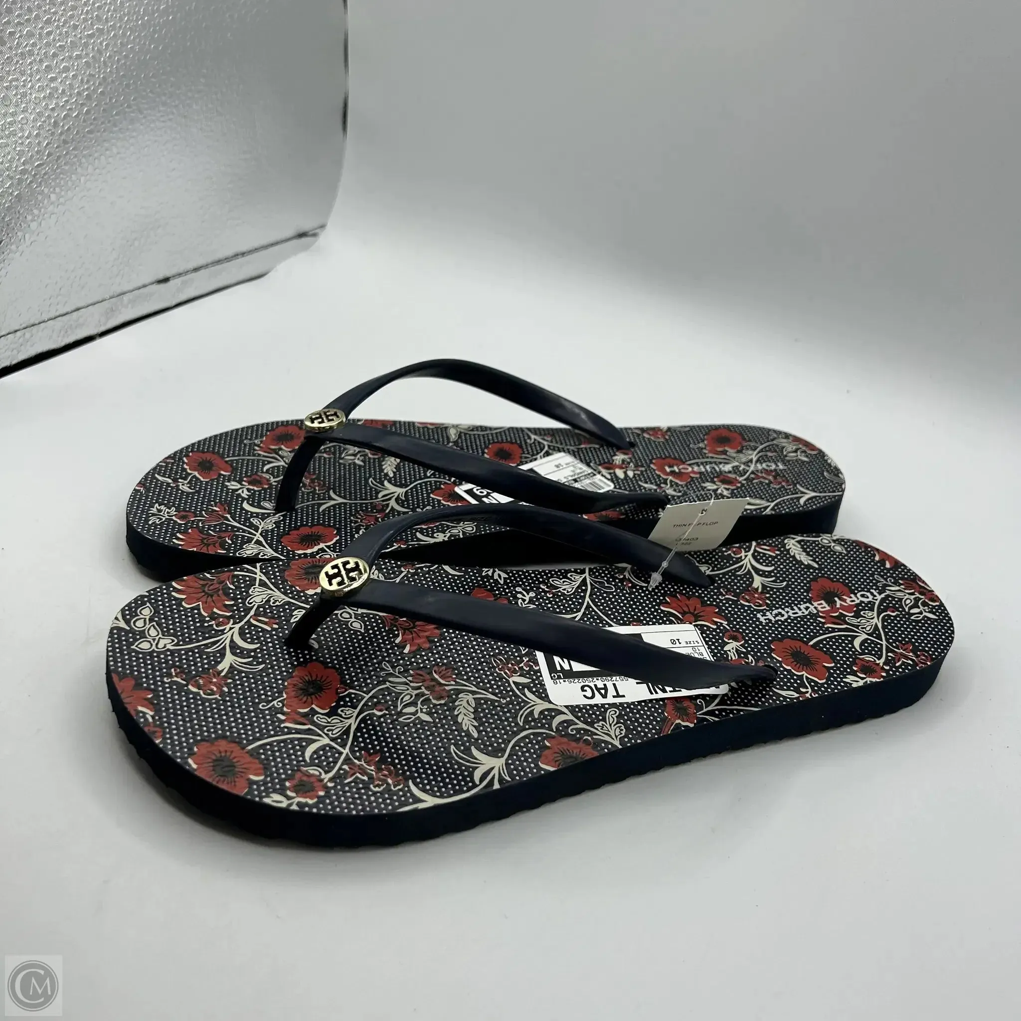 Sandals Designer By Tory Burch In Blue, Size: 10