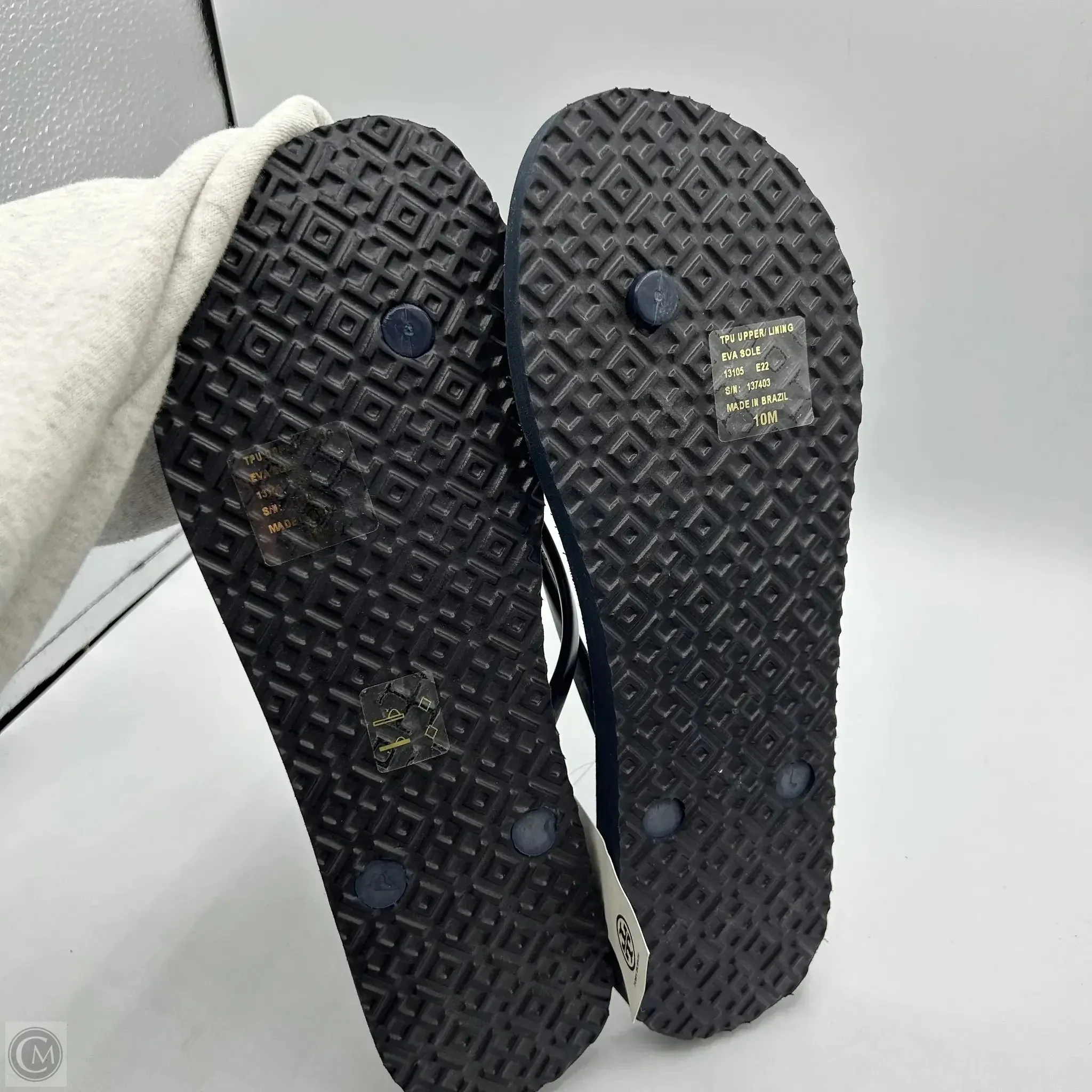 Sandals Designer By Tory Burch In Blue, Size: 10