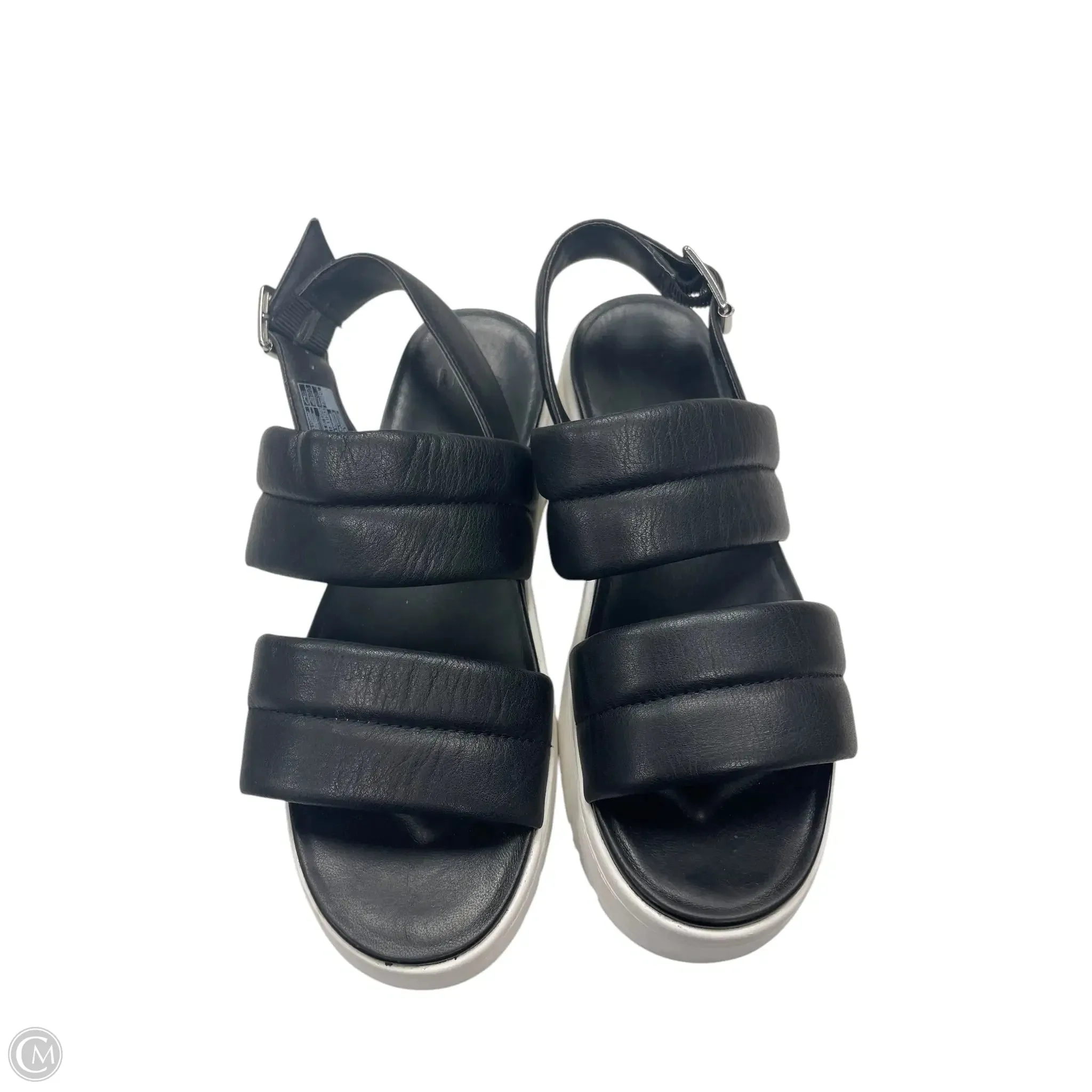 Sandals Designer By Ugg In Black, Size: 7.5