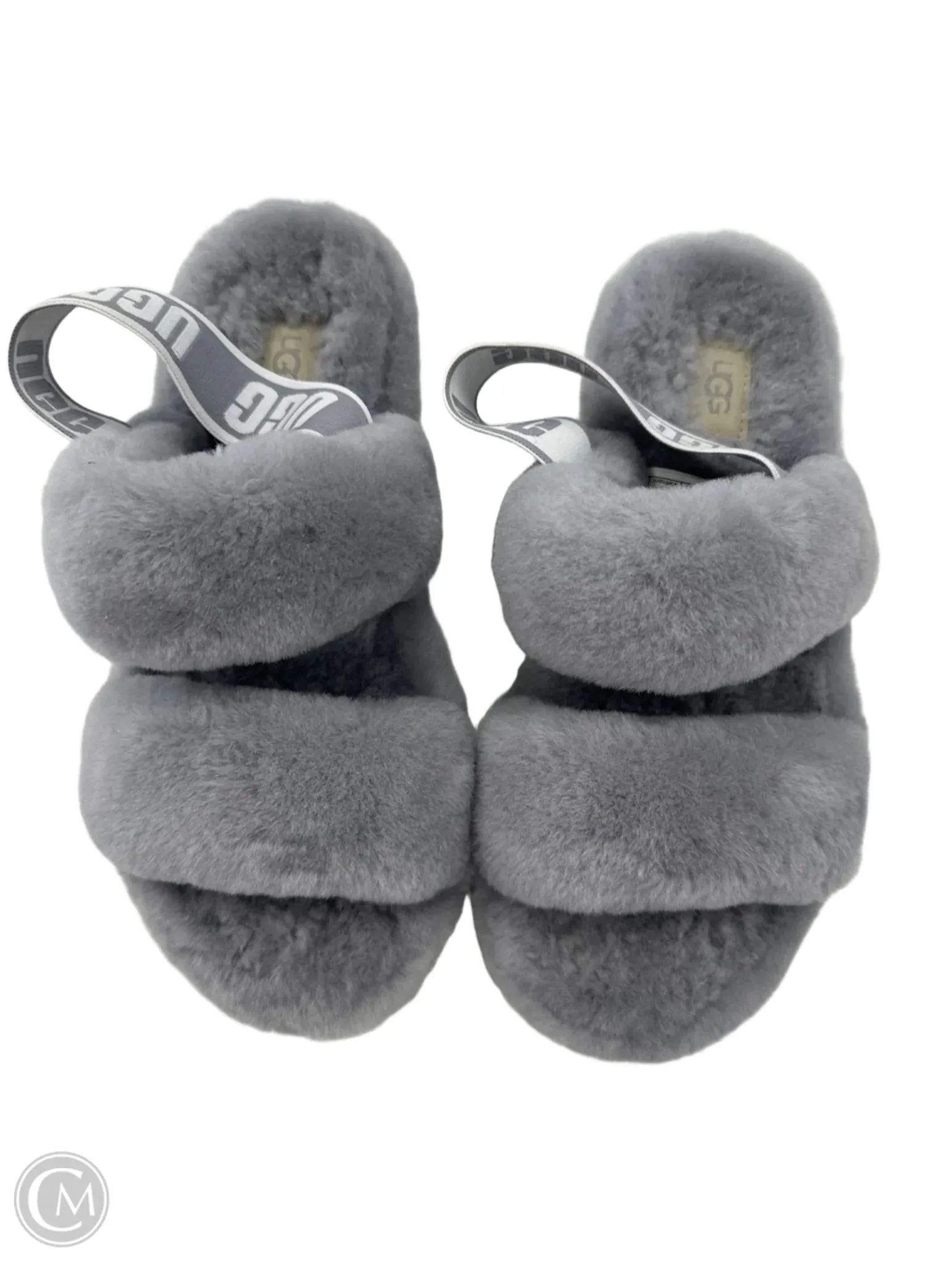 Sandals Designer By Ugg In Grey, Size: 7