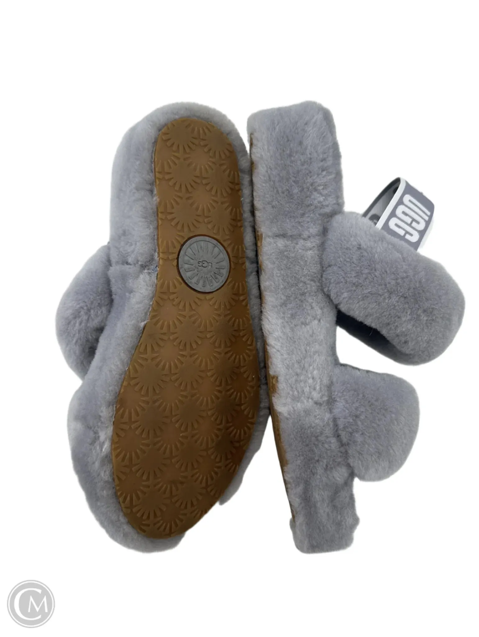 Sandals Designer By Ugg In Grey, Size: 7
