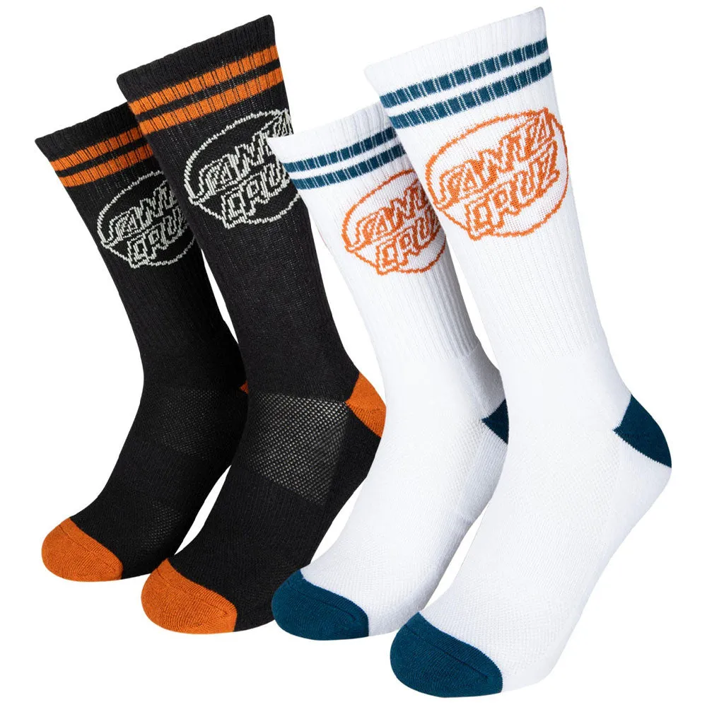 Santa Cruz Kick 2 Pack Socks