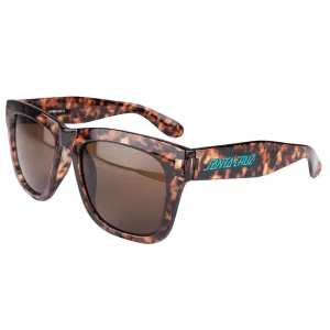 Santa Cruz Womens Strip II Sunglasses - Brown Tortoiseshell