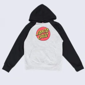 Santa Cruz Youth Classic Dot Raglan Hoodie