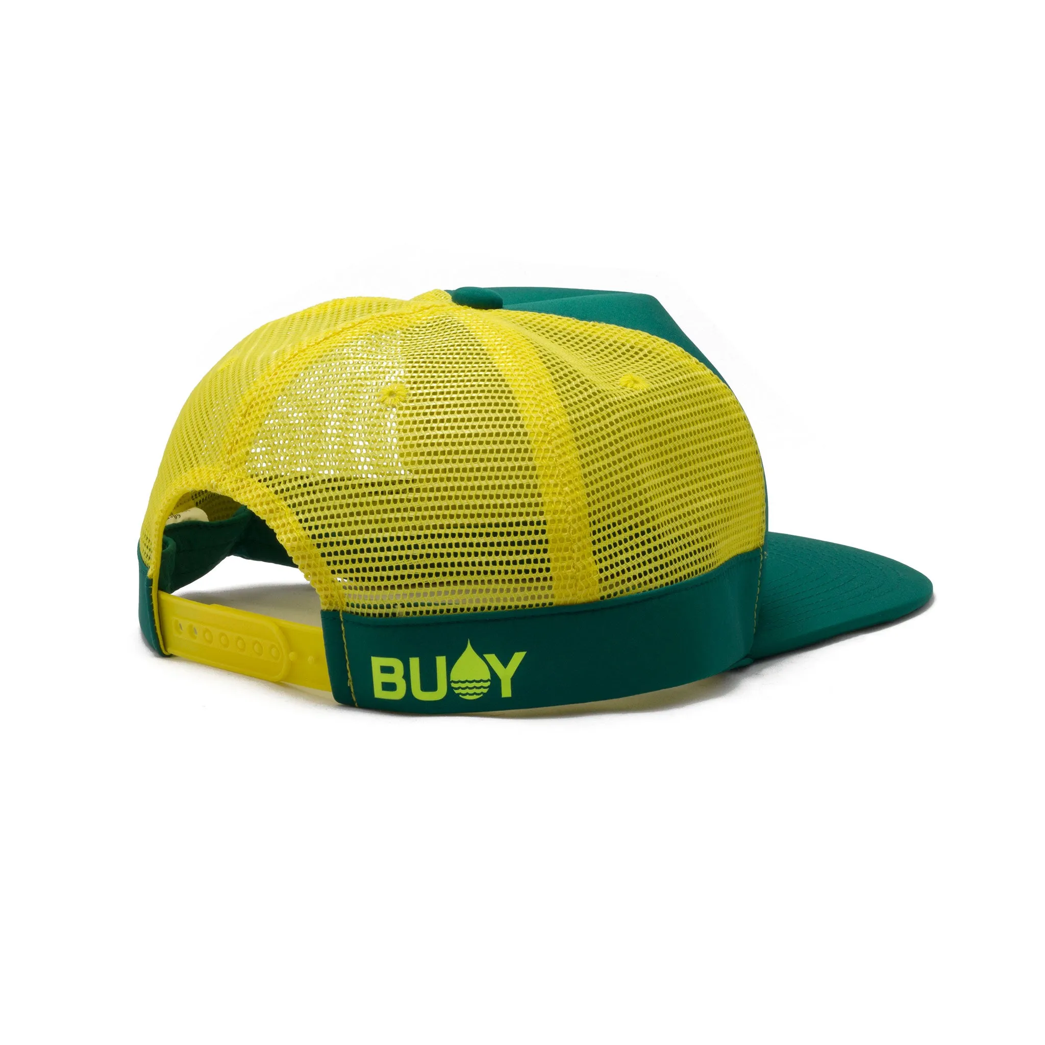 Seagreen Floating Trucker Hat with Snapback - BLEM