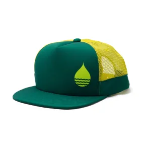 Seagreen Floating Trucker Hat with Snapback - BLEM
