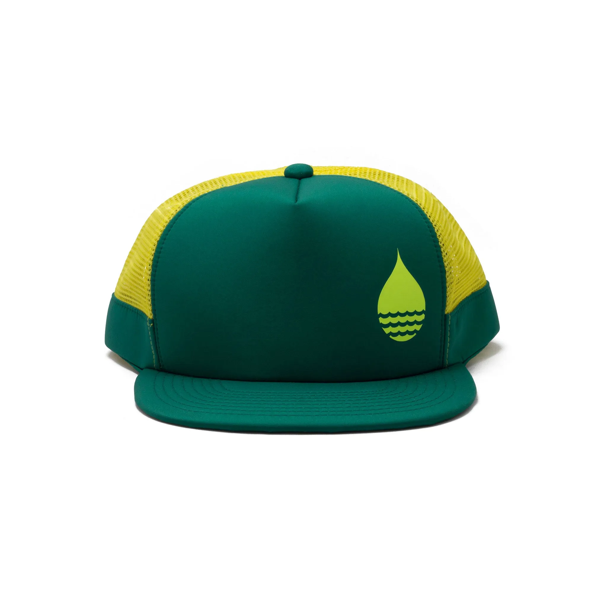 Seagreen Floating Trucker Hat with Snapback - BLEM