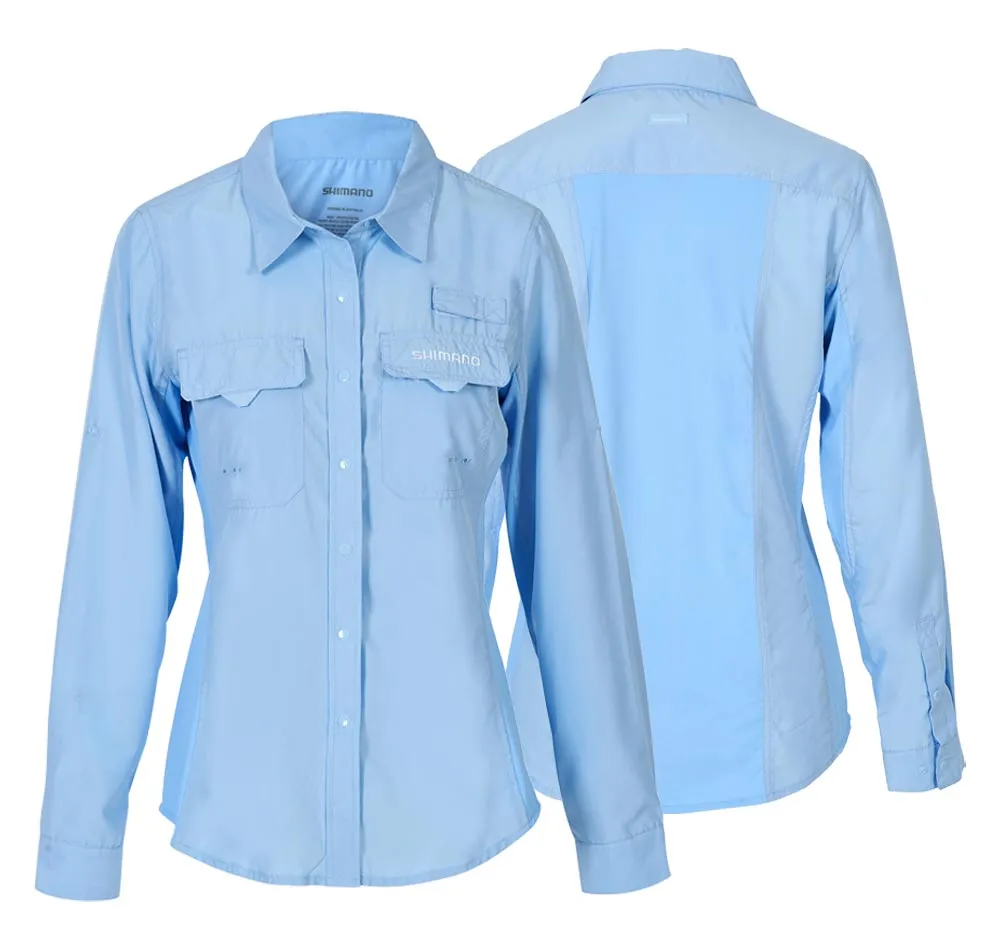 Shimano Women's Vented Shirt Sky Blue