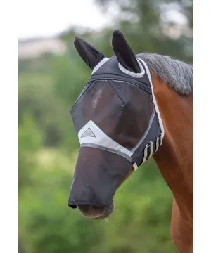 Shires Fine Mesh Fly Mask with Ears & Nose