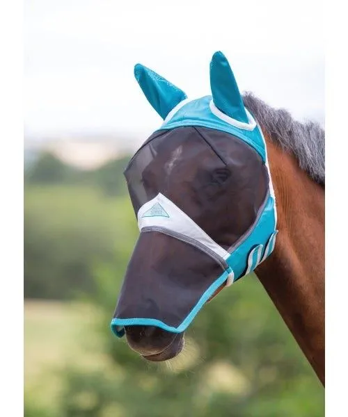 Shires Fine Mesh Fly Mask with Ears & Nose