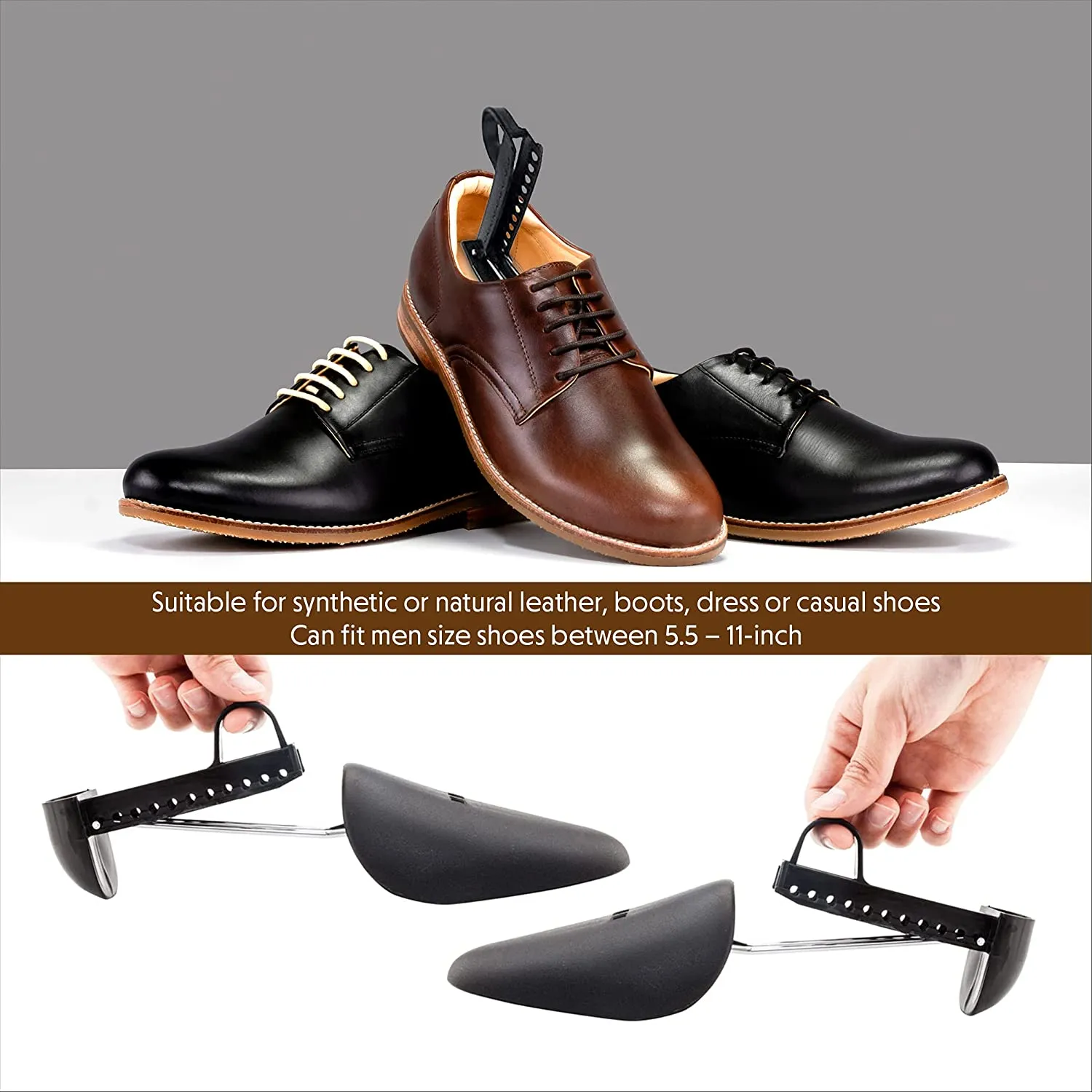 Shoe Tree - Adjustable Shoe Stretcher & Sneaker Keeper by EZB