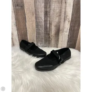 Shoes Flats By Vans In Black, Size: 9