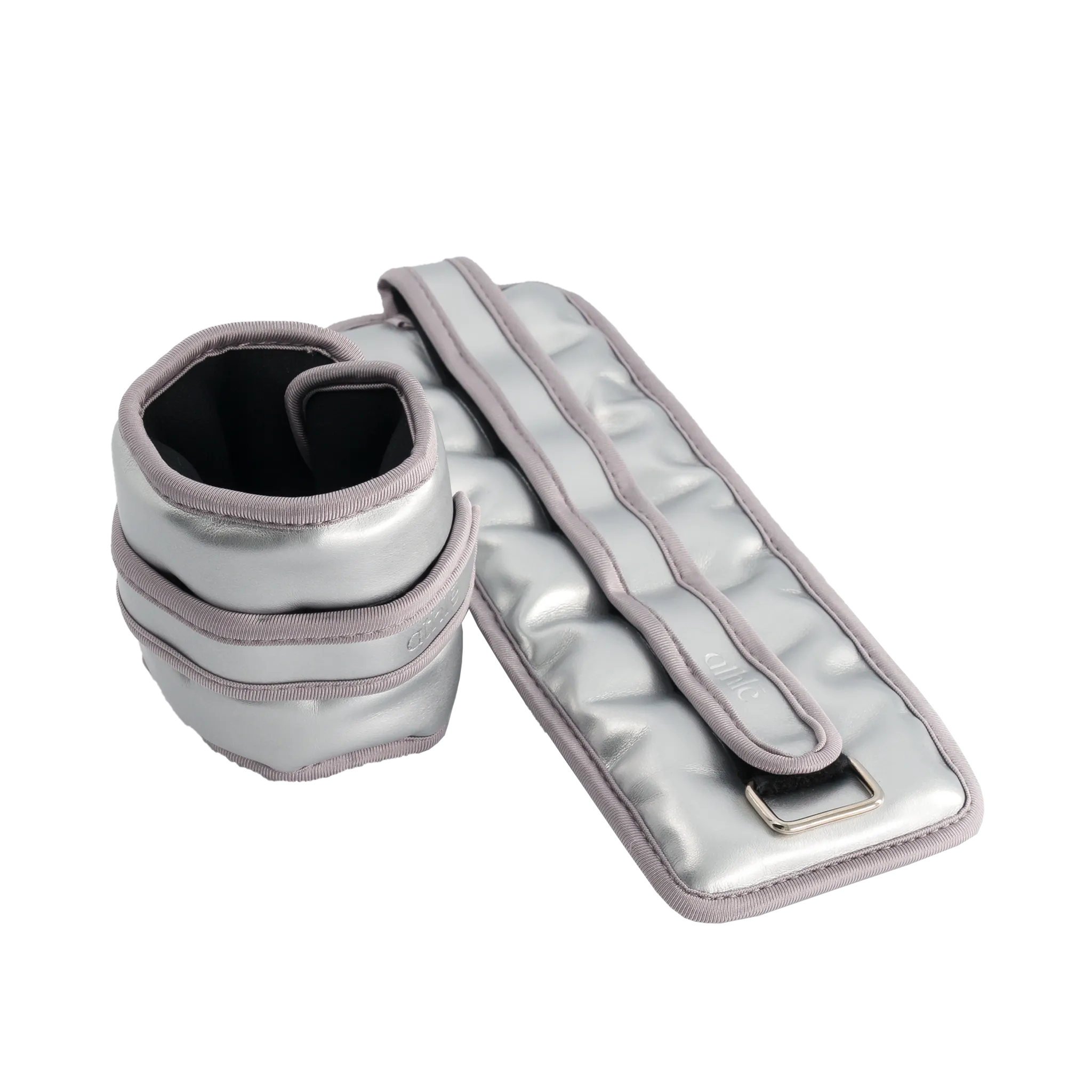 Silver ankle and wrist weights