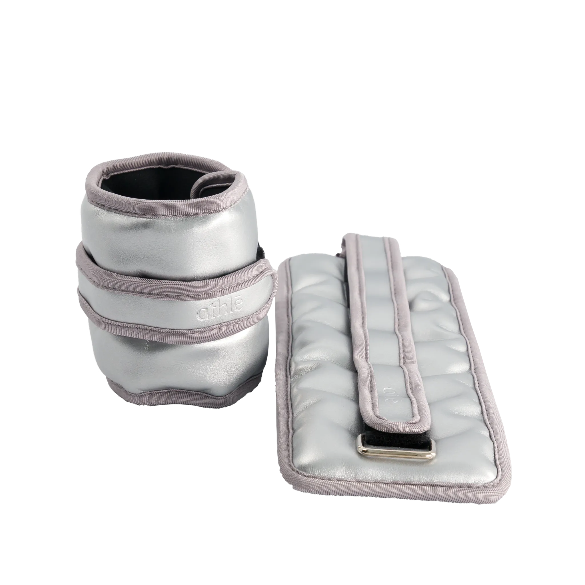 Silver ankle and wrist weights