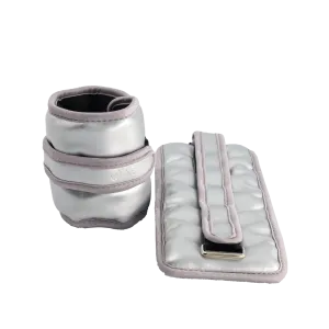 Silver ankle and wrist weights