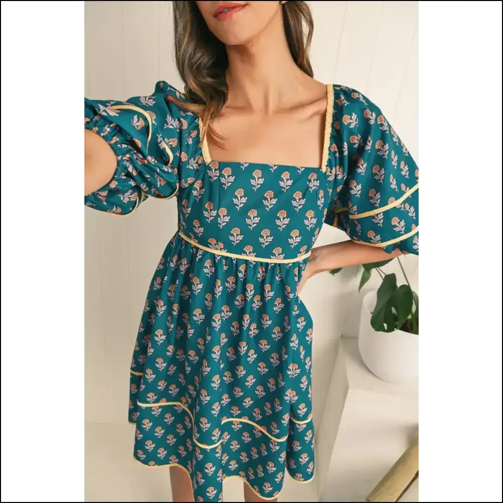 Skobeloff Floral Pleated Mini Dress: from "Meh" to "Marry me" 💐