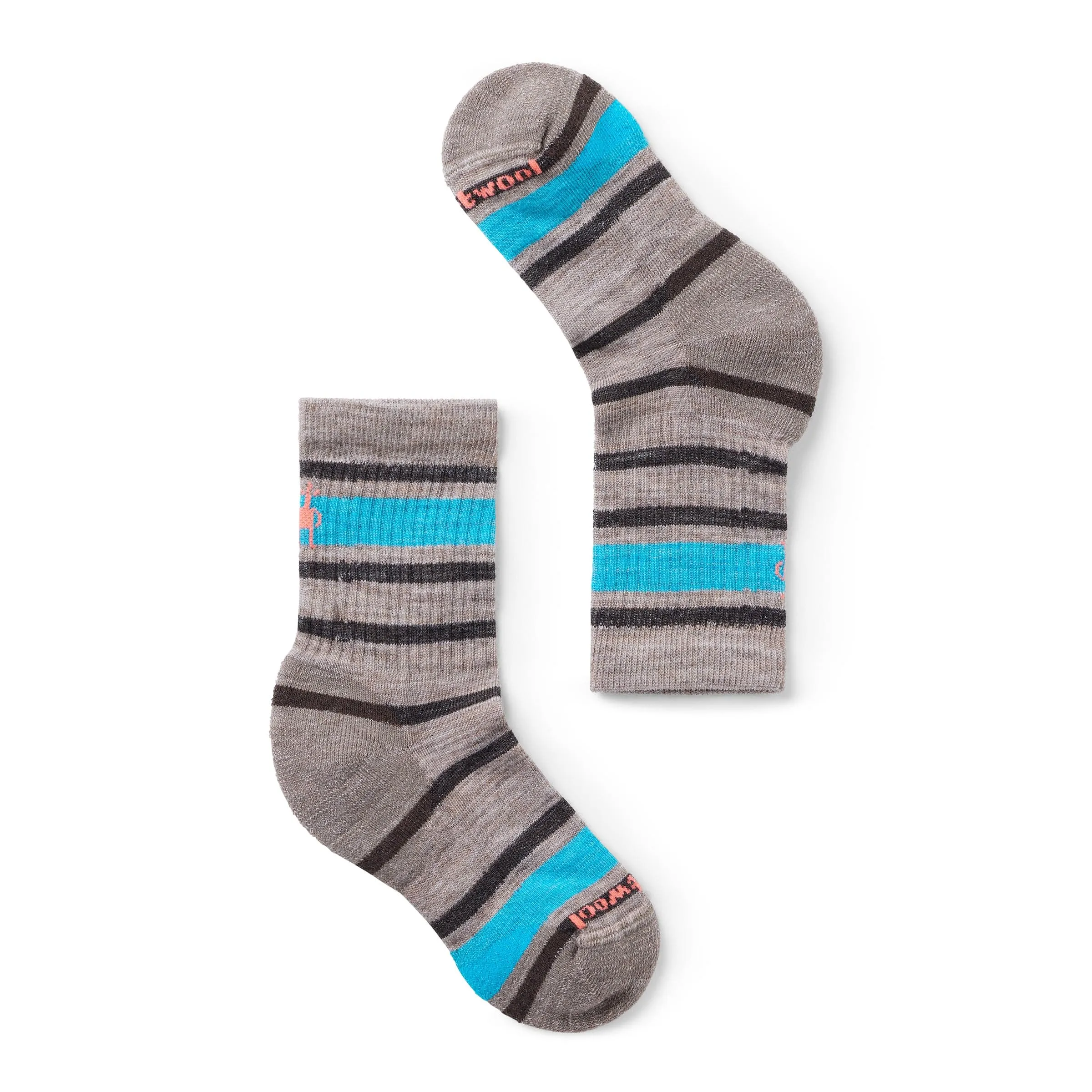 Smartwool Kids Hike Light Cushion Striped Crew Socks
